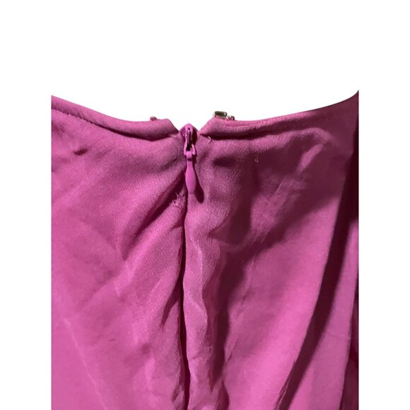 Y2K Silk Maxi Dress Set Asymmetric Ruffle Crop Fairy Mermaid Festival 100% Silk - Picture 7 of 14